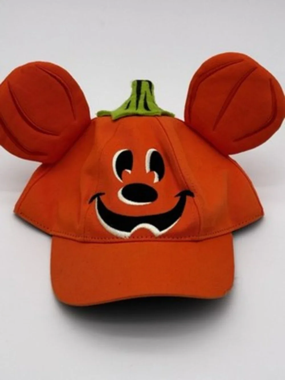 Disney Parks Mickey Mouse Pumpkin Hat “Hey Pumpkin” Halloween Youth Size 54–57cm